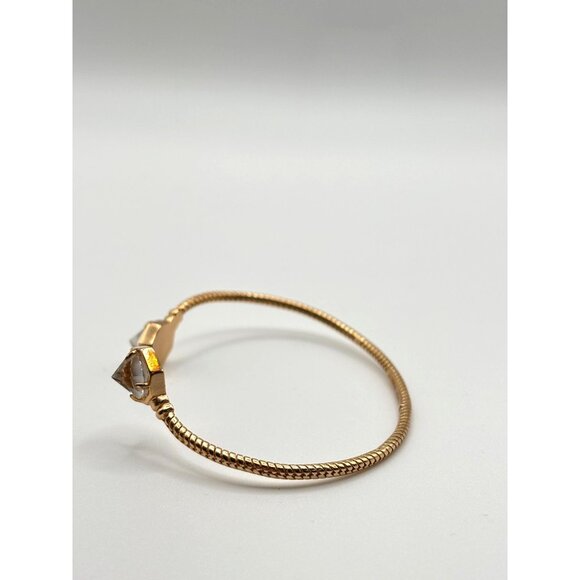 Kendra Scott Gold-Tone Open Cuff Bracelet With Hexagonal Crystal Accents - Picture 5 of 9